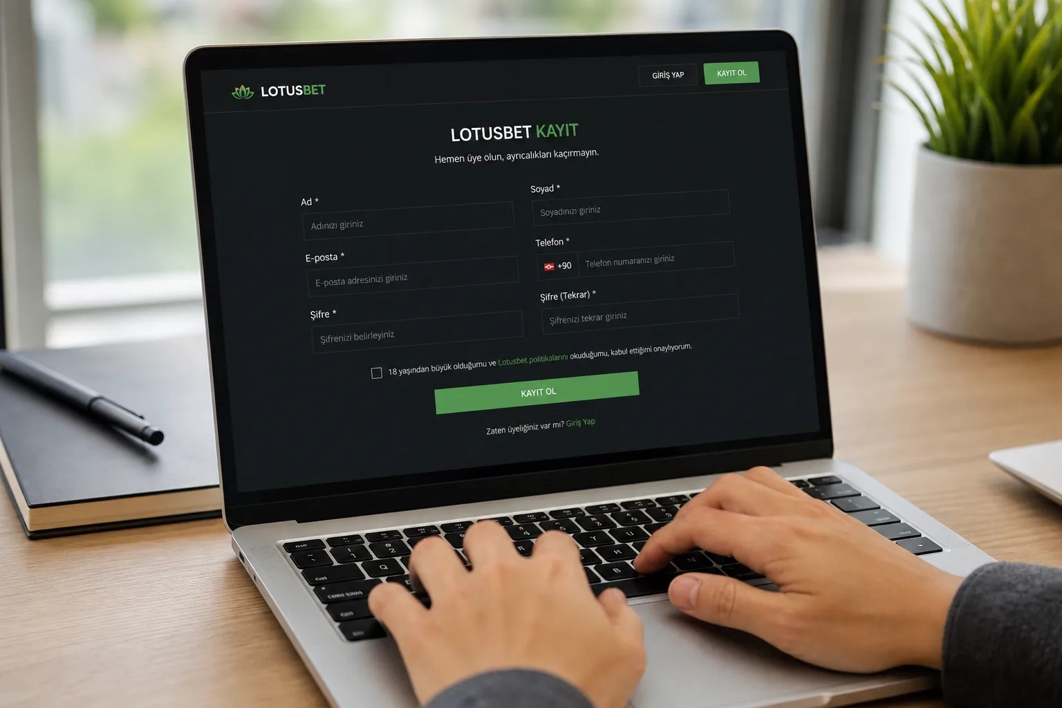 Lotusbet Kayıt